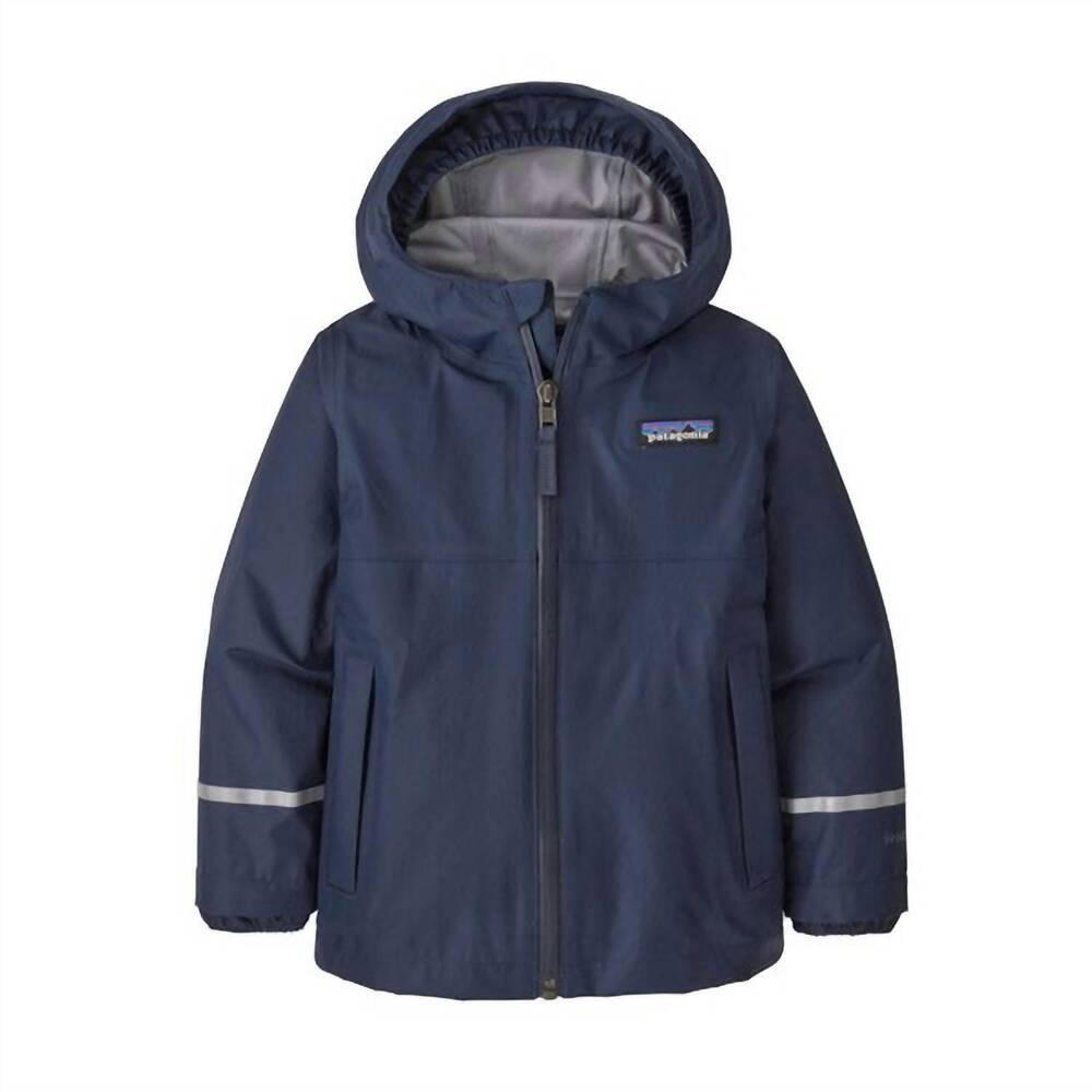 NEW PATAGONIA boy's torrentshell 3l rain jacket in new navy
